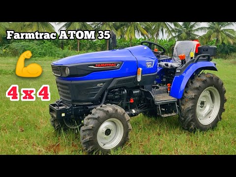 Farmtrac Atom 35 4wd mini tractor full review | 35 HP powerful mini tractor | Agriculture INDIA