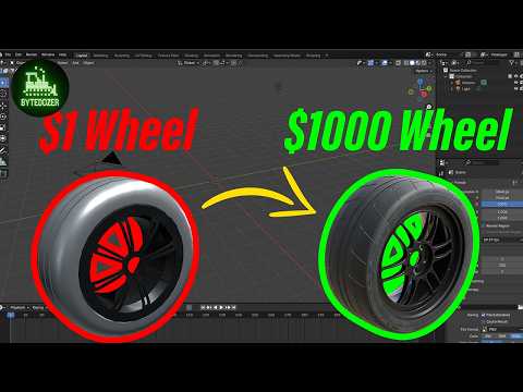 How to Model Wheels & Tires Like a Career 3D Artist