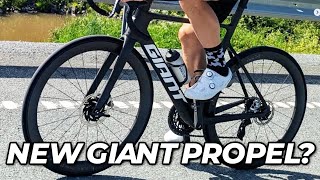 Shimano 105 Di2 Confirmed? New 2023 Giant Propel and Pinarello TT Bikes Revealed