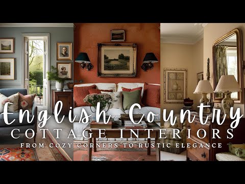 NEW - Discover the Art of English Country Cottage Interiors – From Cozy Corners to Rustic Elegance ✨