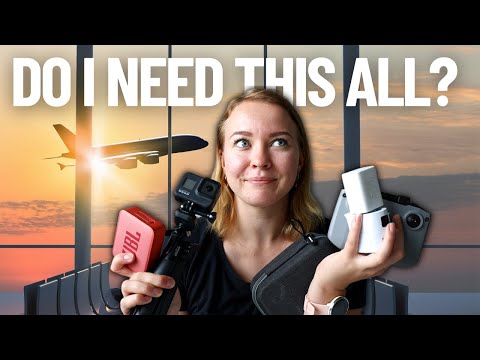 Packing my Tech & Camera Gear for Long Term Travel (What's in my tech pouch for travel)