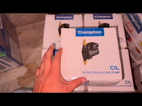 CROMPTON PRESSURE PUMP CIL-120 || INLINE CIRCULATING PUMP || CROMPTON CIL 120-9 UNBOXING