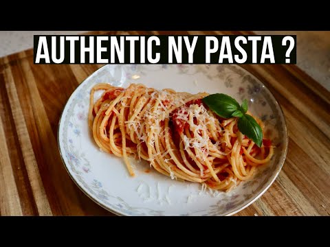 Authentic Italian NY Style Pasta?