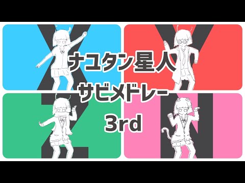 【作業用】ナユタン星人サビメドレー3rd【４０曲】