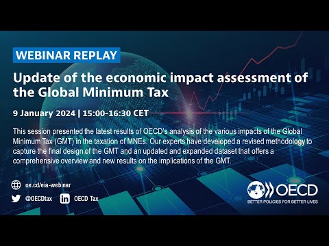 Webinar: Update of the economic impact assessment of the Global Minimum Tax (January 2024)