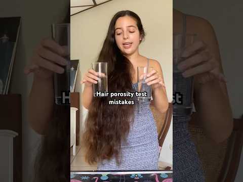 You’re doing the hair porosity test wrong ❌#hair #haircare #hairtutorial #hairgrowth