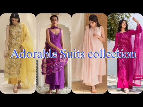 Adorable Suits collection #summerwear #kurtis #stylishdress #suitsfor girls