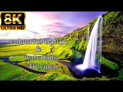 nature video ||water falls ||colourful nature ||4k video ||8k video || sandhyachakri vlogs||