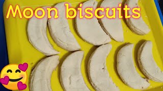 Moon biscuits|| Chandamama biscuits || Without oven 👌😋🥰