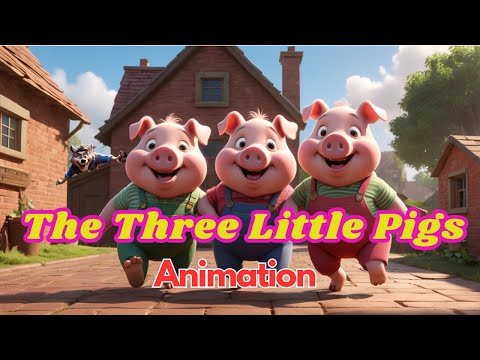 The Three Little Pigs | Pixar 3D Animation | Fairy Tales for Kids