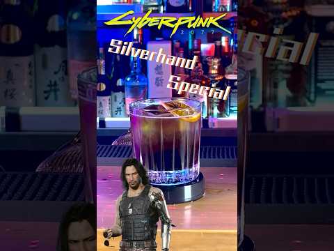 Cyberpunk2077 Silverhand Special #cyberpunk2077 #cyberpunkedgerunners #cocktails  #johnnysilverhand