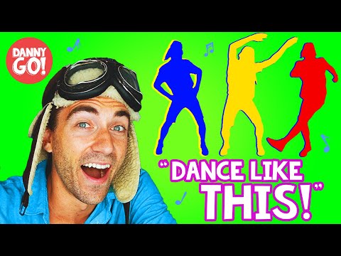 "Dance Like This!" 💥 /// Danny Go! Clap Shake Jump Movement Songs for Kids