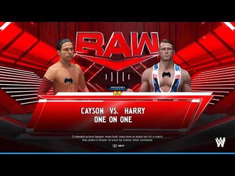 AWA Monday night dawn: Cayson vs Harry