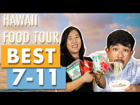 Hawaii Cheap Eats - 7-11 Full course meal ( Honolulu, Hawaii)