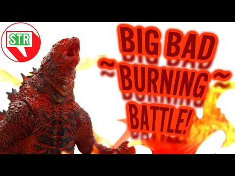 Hiya Toys Exquisite Basic Burning Godzilla battle Ver Review TRANSLUCENT BURNING GODZILLA!