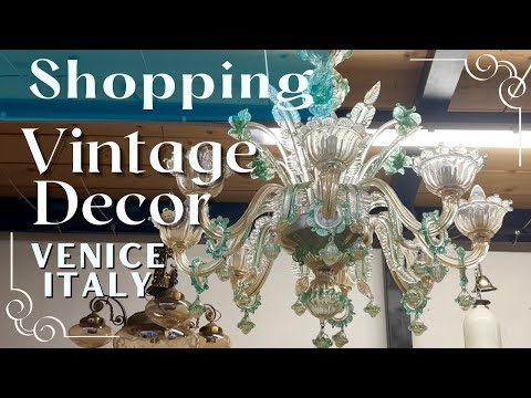 🔹Great Store to go Shopping in Venice Italy🔹Beautiful Vintage Decor▫️ 4K