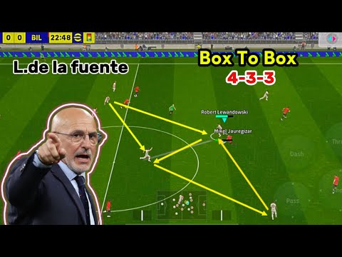 L.de la fuente's Secret Tiki Taka formation 4-3-3|| eFootball 2025 mobile|#efootball2025  #efootball