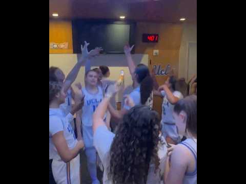 🔥UCLA Locker Room is LIT after BIG UPSET over South Carolina | #shorts #ncaabasketball #cbb #short