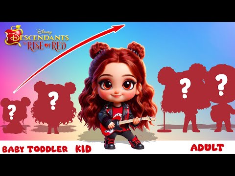 Descendant: The Rise of Red in CHIBI Grwoing Up Compilation | Cartoon Wow