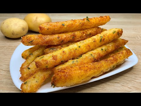 Just potatoes and flour  | Only 2 ingredients, Incredibly crunchy potatoes! tastier than meat!