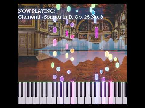 Muzio Clementi - Sonata in D, Op. 25 No. 6 #piano #classicalmusic #shorts #classicalpiano