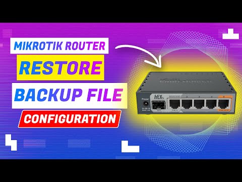 How To Take Configurations Backup & Restore in Mikrotik Router