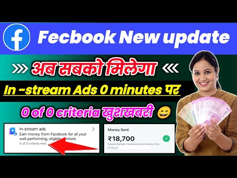 Facebook new update। Facebook in stream ads monetization। Fecbook monetization 0 criteria। Fecbook