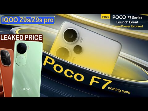 Poco F7 5G coming soon First look & iQOO Z9s⚡Z9s pro LEAKED  Price #pocof7 #iqooz9spro #Logicmobile