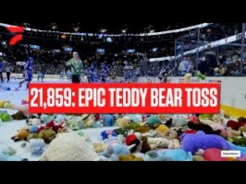 GOTTA SEE IT: Cleveland Monsters Fans Throw Nearly 22,000 Teddy Bears After Stanislav Svozil Goal