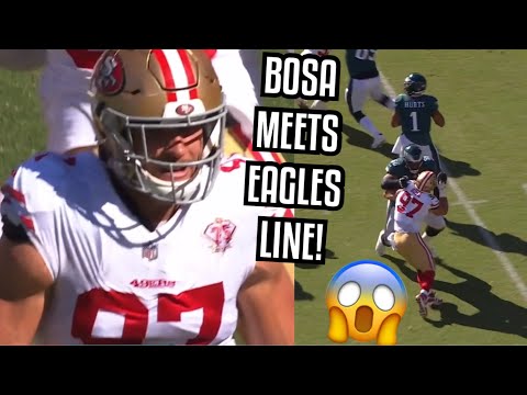 Nick Bosa Vs Lane Johnson & Jordan Mailata 😱 49ers Vs Eagles NFC Championship Preview (OL vs DL)