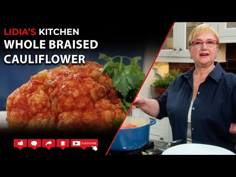 Whole Braised Cauliflower