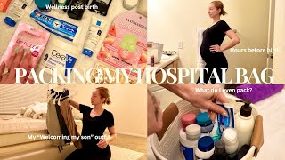 What to pack in your hospital bag! Self care essentials for postpartum! First time mom must haves