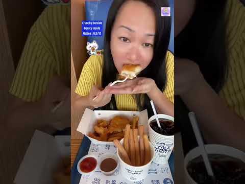 Trying Fish, Shrimp, Fries & Churros At Long John Silver #eating #foodie #shorts #short #food #fish