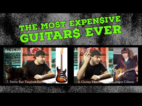 the most EXPENSIVE guitars ever!!