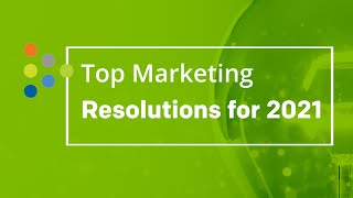 Top Marketing Resolutions for 2021 │ #FAQFriday #QuickTip