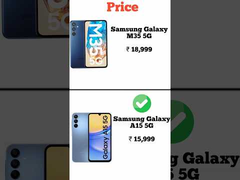 Samsung Galaxy M35 5G vs Samsung Galaxy A15 5G | Konsa phone lena chahiye | Full comperijon in short