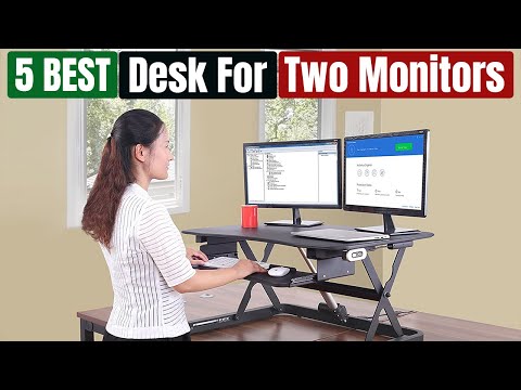 Best Standing Desk For Two Monitors of 2024