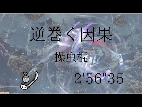 [MHR:SB]逆巻く因果 イブシマキヒコ 操虫棍ソロ 02'56"35/Wind Serpent Ibushi Insect Glaive