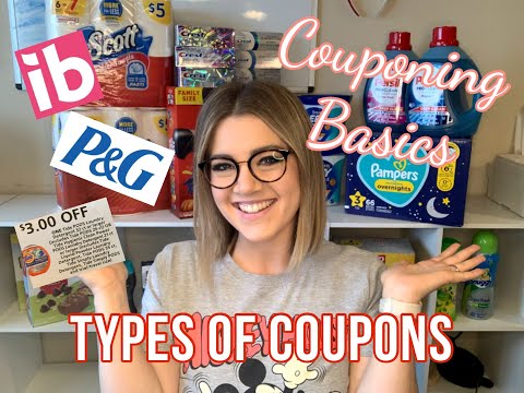 COUPONING BASICS! MANUFACTURER, STORE, AND REBATE COUPONS EXPLAINED!