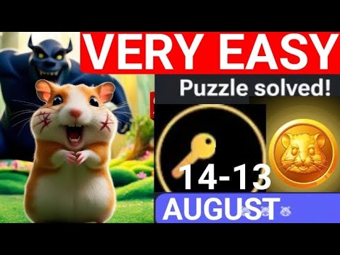 Hamster Kombat key Game (Today August 14 - 13) #hamsterkombat #airdrop #update  #minigame 👇🏾👇🏾