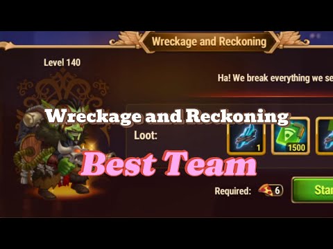 Wreckage and Reckoning Best Team Hero Wars Dominion Era