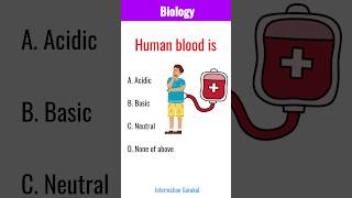 Human Biology | SSC and Competitive exams | #gkinenglish #generalknowledge #shortsfeed #biology