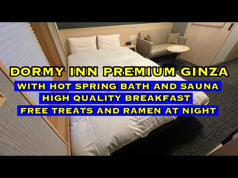 Dormy Inn Premium Ginza | Hotel With Hot Spring Onsen Bath and Sauna | Tokyo, Japan