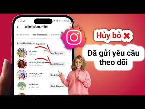 Hướng dẫn xem yêu cầu theo dõi đã gửi trên Instagram