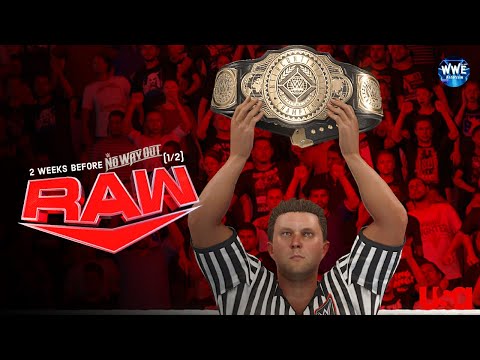 WWE 2k24 MONDAY NIGHT RAW; 2 WEEKS BEFORE NO WAY OUT (1/2)