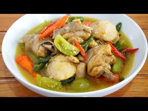 AYAM DIMASAK BEGINI AJA BIKIN SUAMI LAHAP MAKAN !! KUAHNYA SEGER BANGET..