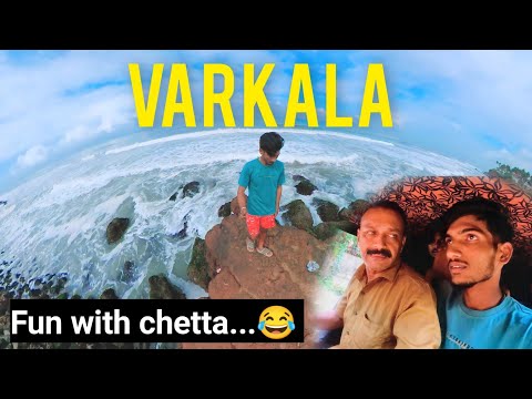 Fun With Chetta...😂| Varkala Trip With My Friends 🤩 | Kerala 🤟 @Nandhurider9274 #trending #tamil