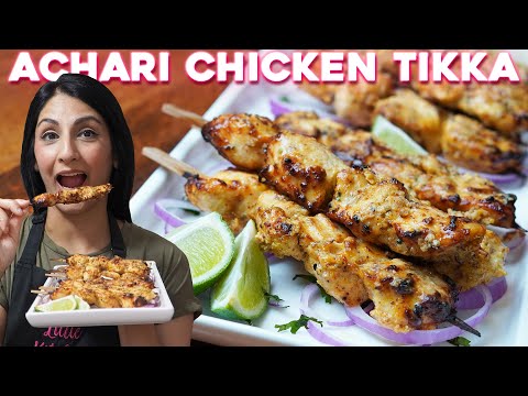 14 Minute AIR FRYER ACHARI Chicken Tikka!!!!