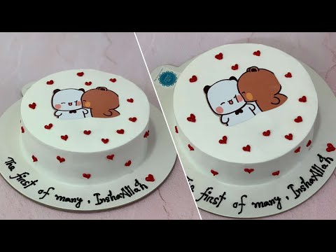 Simple & Cute Birthday Cake Decorating Tutorial | Easy Birthday Cake Decoration