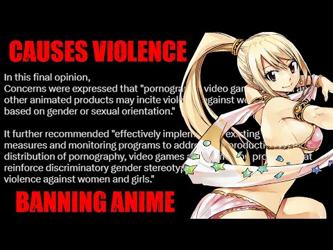 They Want to Ban All Anime and Manga Because it Causes People to Be Violent